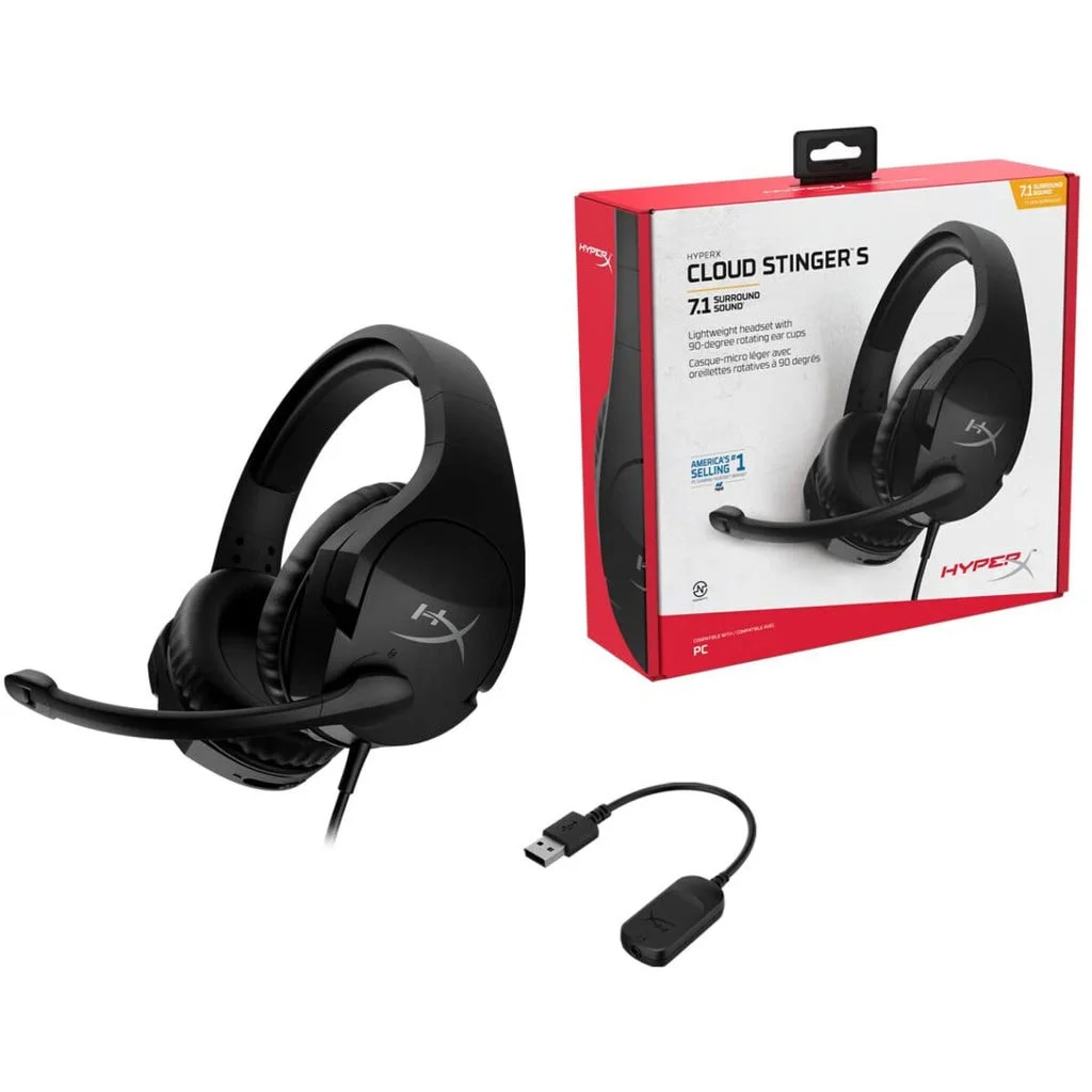 61Ux8tum2pL._AC_SL1500_-1200x1200.jpg HyperX Cloud Stinger S Gaming Headset 7.1 Sorround Sound Gaming headset Open BOx - Image 1