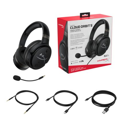 HyperX Cloud Orbit S Gaming Headset with 3D Audio & Head Tracking OPEN BOX