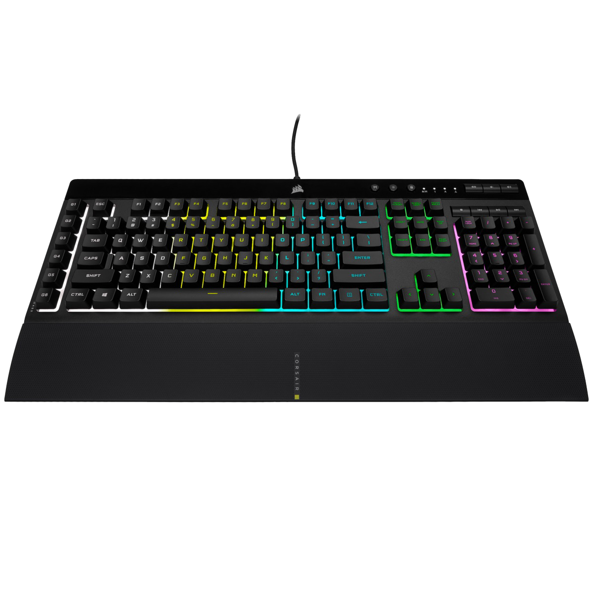 K55 Corsair K55 RGB Pro Gaming Keyboard - Image 1