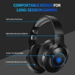 PHOINIKAS Q9 WIRELESS GAMING HEADPHONE - Bluetooth Wireless + Wired - Image 2