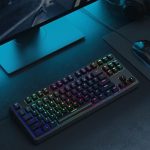 1STPLAYER LANG MK8 TKL Mechanical Gaming Keyboard – RGB Hot Swappable 87 Keys Keyboard with Gateron Switches