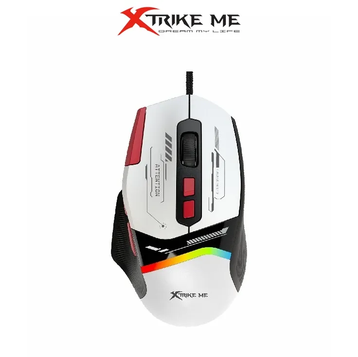 202514155815 Xtrike-Me GM-323 Wired RGB Gaming Mouse 12800 Dpi with 8 Programmable Buttons 1000Hz Polling Rate - Image 1