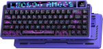 LEOBOG AMG65 65% Gaming Keyboard – Purple Jasper Switch | Cyberpunk RGB Gasket Hot-Swap - Image 2