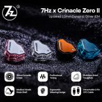 7Hz x Crinacle Zero 2 Wired IEM Earphones with Mic – HiFi Gaming & Music Earbuds | White silver | HassanTech Pakistan - Image 2