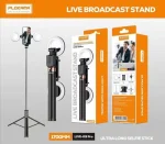 Plokama Live K9 Pro Live Broadcasting Stand – 170cm Adjustable Tripod with Phone Holder & Bluetooth Remote | HassanTech Pakistan
