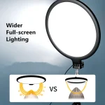Neepho NP-26 Soft LED Ring Light – 26cm Dimmable Fill Light for YouTube, TikTok & Photography | HassanTech Pakistan - Image 4
