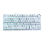 AULA F75 White Contour Wireless Mechanical Gaming Keyboard – 75% RGB, Hot-Swappable, Tri-Mode - Image 4