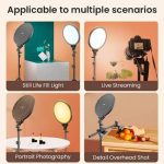 NeePho NP-33 LED Soft Ring Light 33cm with 360° Rotation – Professional Ring Light for YouTube & TikTok | HassanTech Pakistan