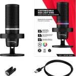 HyperX DuoCast RGB USB Condenser Microphone – 24-bit/96kHz Gaming, Streaming & Podcast Mic | Open Box | HassanTech Pakistan