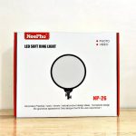 Neepho NP-26 Soft LED Ring Light – 26cm Dimmable Fill Light for YouTube, TikTok & Photography | HassanTech Pakistan - Image 3