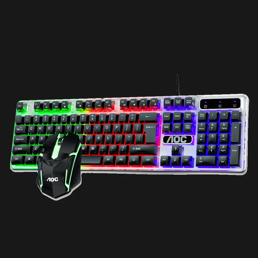 AOC KM100 Keyboard Mouse - Image 1