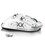 Attack Shark X3 Max 42000DPI Wireless Gaming Mouse - White-black - Image 2