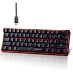 COOLER PLUS MECHANICAL GAMING 60% KEYBOARD WITH BLUE SWITCHES - Image 2