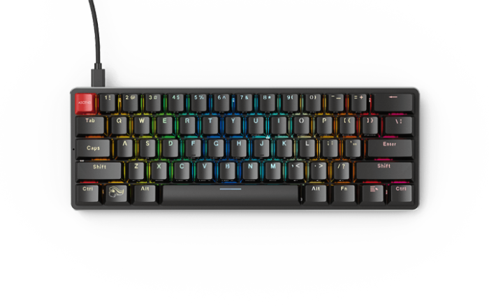 Glorious GMMK Compact 60% Mechanical Keyboard – RGB Backlit, Built for Competitive Gaming (Open Box New Condition)) - Image 2