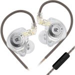KZ EDX Pro X IEM With Mic – Super-Linear Dynamic Driver, Deep Bass, Hi-Res Sound For Gaming & Music