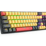 Redragon K688 RGB Mechanical Gaming Keyboard – 78 Keys, Hot-Swappable Switches, Compact Ergonomic Design