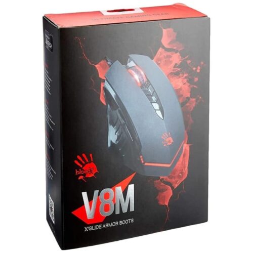 bloody-v8m-box-shoppingjin.pk-1-500x500 Bloody V8M Gaming Mouse | High-Precision Optical Sensor, Adjustable DPI, Ergonomic Design - Image 1