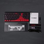 AULA WIN60 HE Max Wired Mechanical Keyboard – 65% Hall Effect, 8K Polling Rate, Gasket Mount, Magnetic Switch (Red Topographic) - Image 3