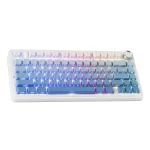 AULA F75 Gradient Blue 75% Wireless RGB Mechanical Keyboard – Side-Engraved Keycaps & Reaper Switch - Image 2