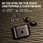 HyperX Cirro Buds Pro True Wireless Earbuds – Bluetooth 5.2, Hybrid ANC, Low-Latency Game Mode, Long Battery Life (Off White/Blue) - Image 10