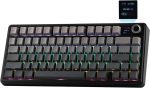 Aula F75 Max Mechanical Keyboard Gradient black – TFT Screen, Gasket Mount, Tri-Mode Wireless