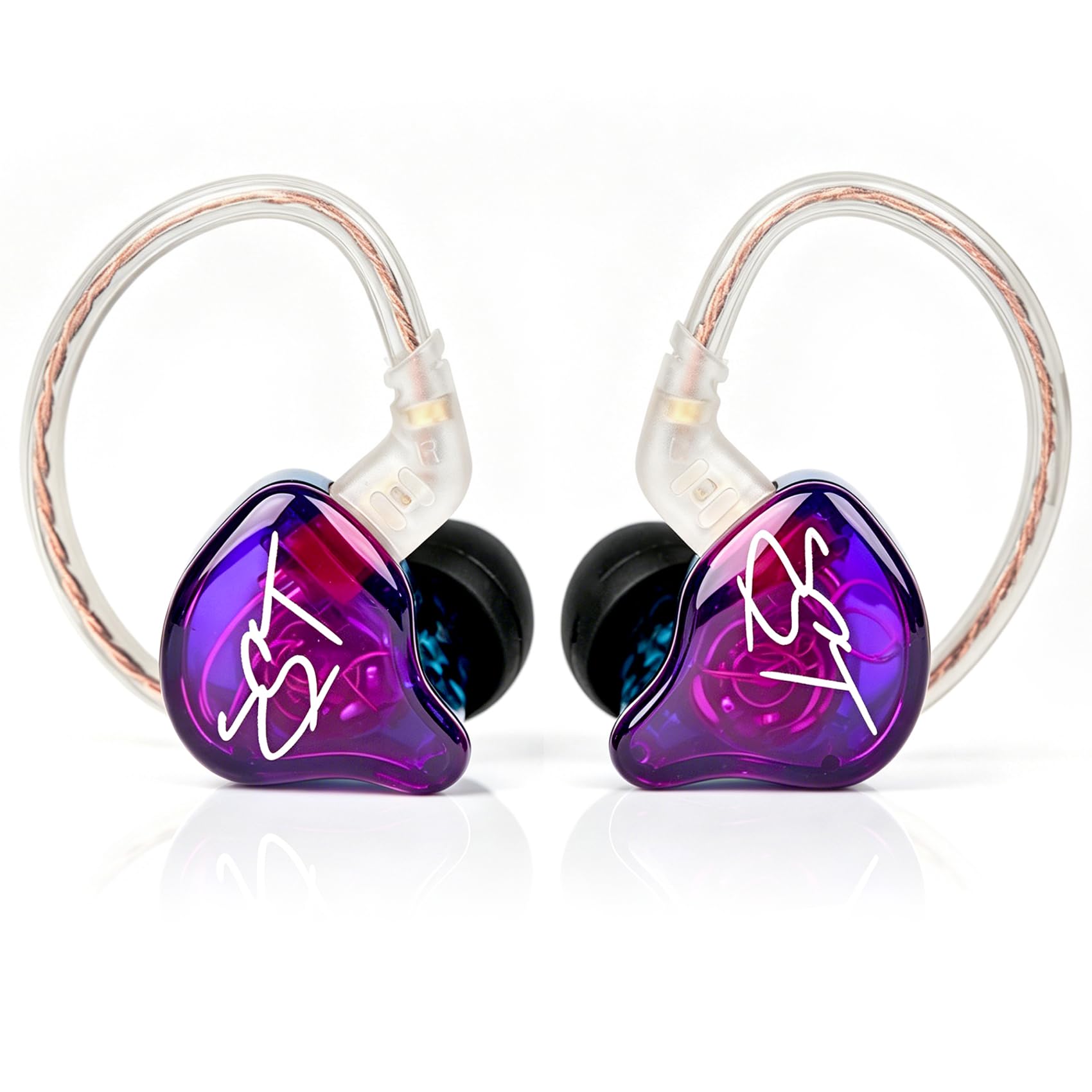 61pIu2VZi6L KZ ZST Wired Hybrid IEM Earphones with Mic – HiFi Gaming & Music In-Ear Monitors | HassanTech Pakistan - Image 1
