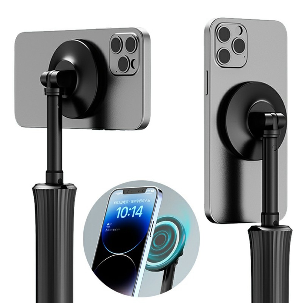 6626000492A-1 A004 Travel Magnetic Phone Stand with Tripod 360-Degree Rotation Lightweight Portable Phone Holder - Image 1
