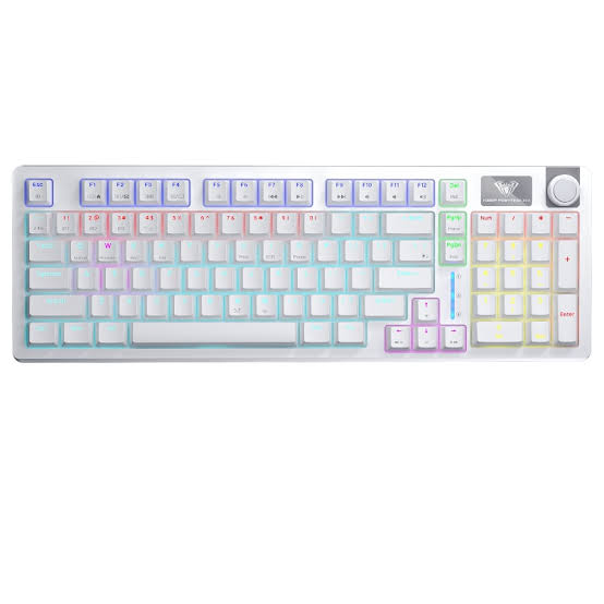 Aula s98 AULA S98 Tri-Mode Wireless Mechanical Gaming Keyboard – 98% Layout, Hot-Swappable, Gasket Mount | - Image 1