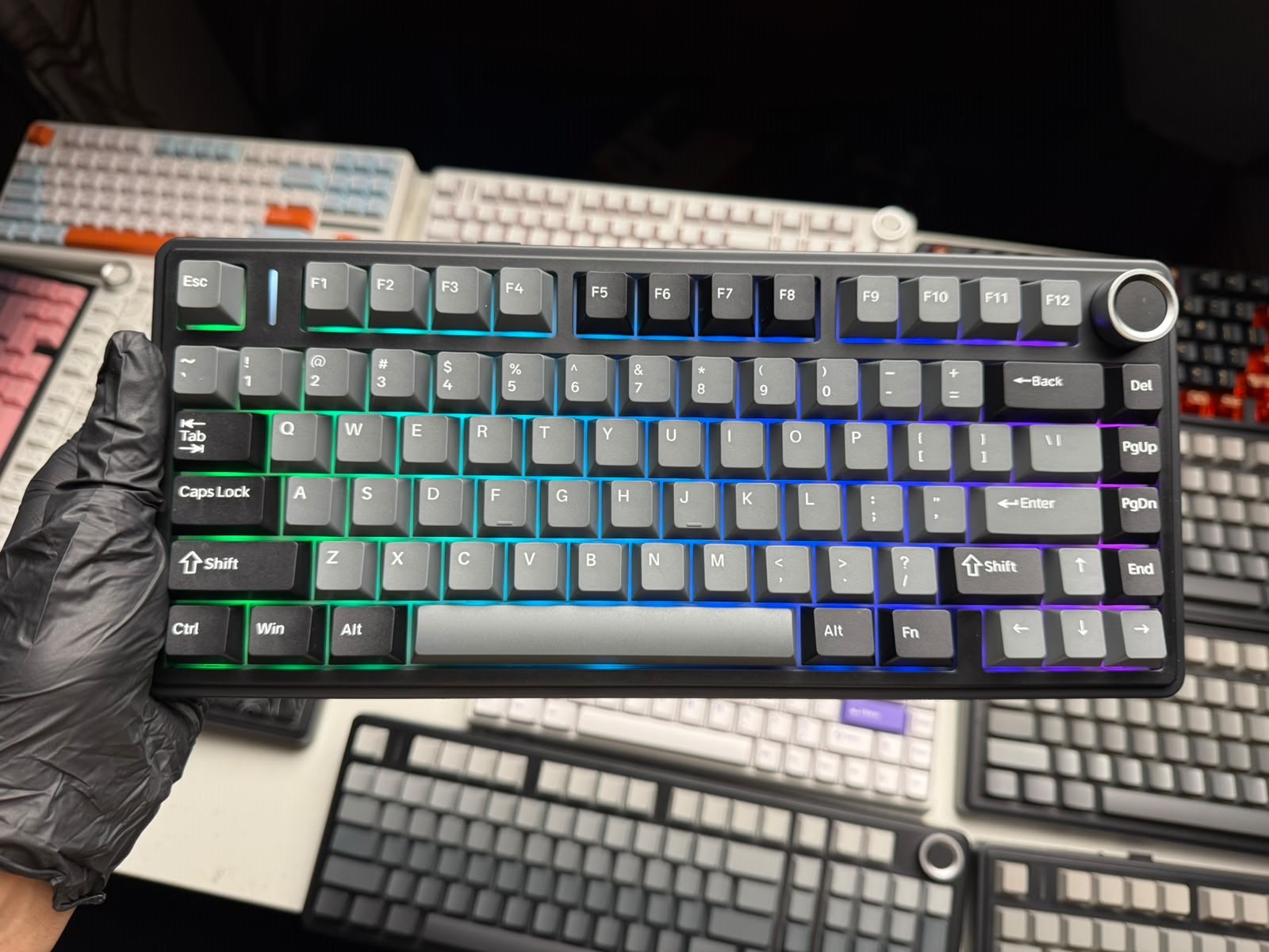 WhatsApp Image 2026-09-16 at 04.30.44 AULA F75 Black Panel + Black & Dark Gray Mechanical Gaming Keyboard