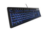 SteelSeries Apex 100 Gaming Keyboard – Quick Tension Switches, Blue Backlight & 24-Key Anti-Ghosting - Without box unused
